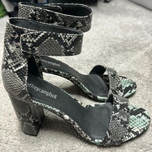 Jeffrey Campbell snakeskin heels!
